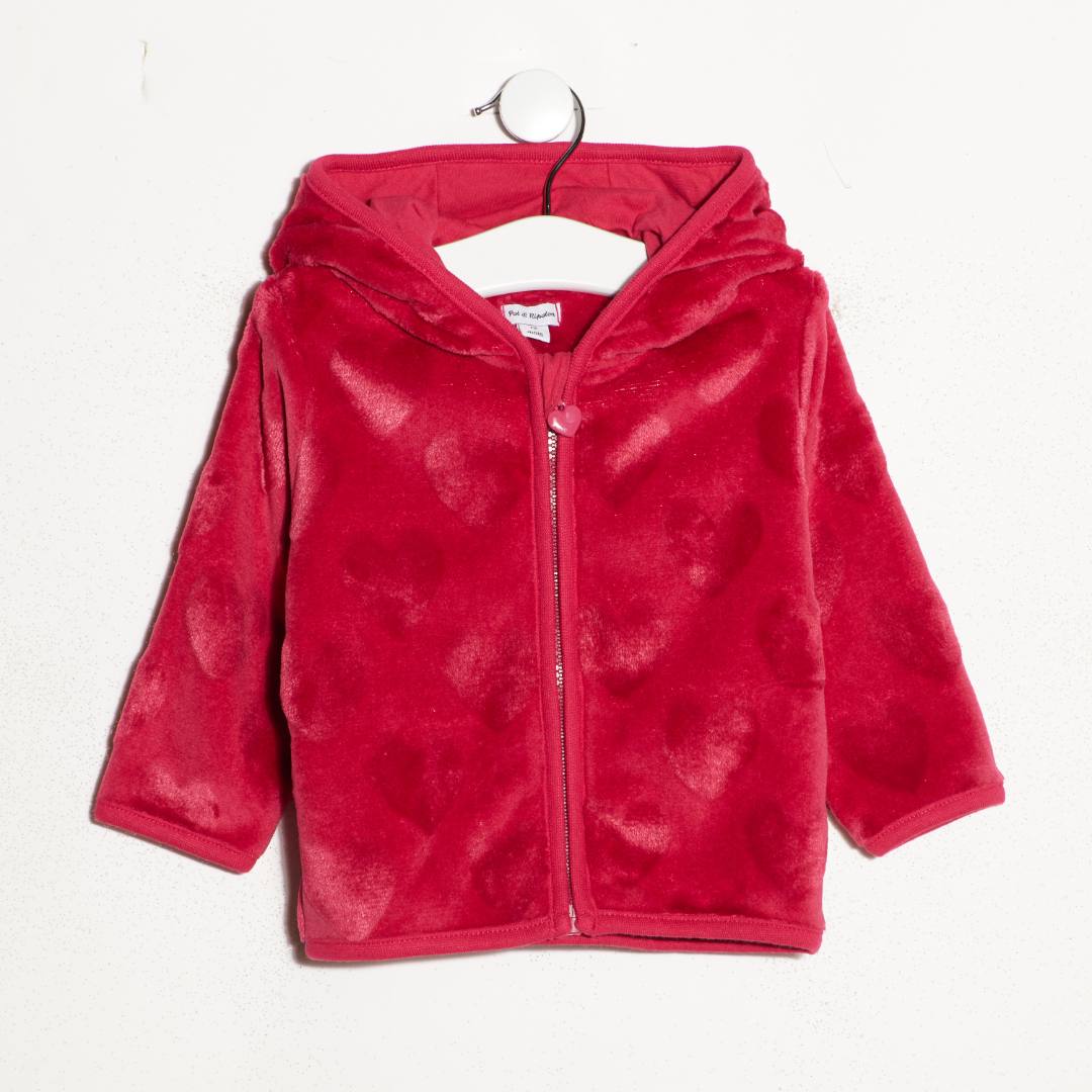 Gilet sherpa motif coeur - fille 0-36mois Pat et Ripaton : photo 2 sur 3 du produit rappelé le 18/11/2022