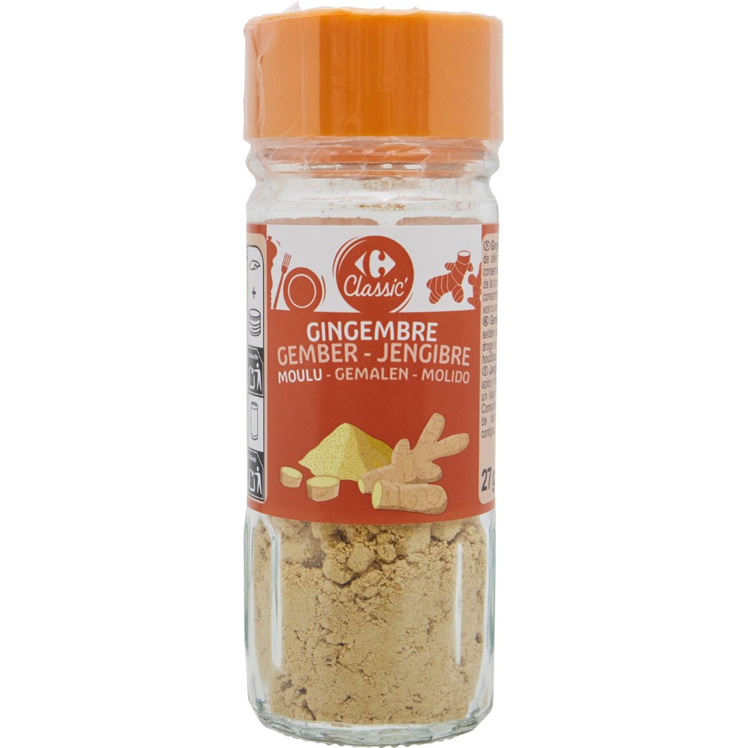 Gingembre moulu Carrefour Classic : photo du produit rappelé le 11/07/2025
