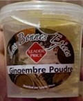 Gingembre moulu Leader Price : photo du produit rappelé le 21/10/2022