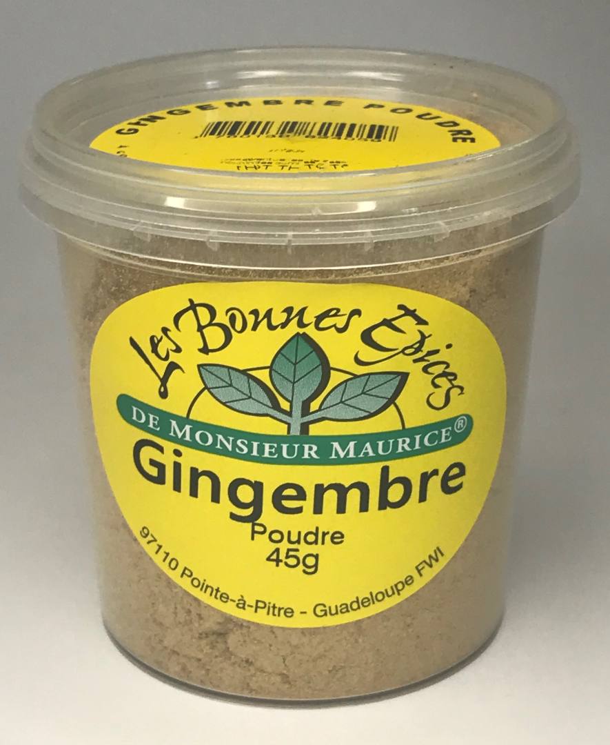 Gingembre moulu Les Bonnes Epices de MR Maurice : photo du produit rappelé le 21/10/2022
