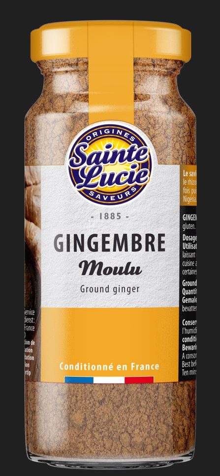Gingembre moulu Sainte Lucie : photo du produit rappelé le 05/12/2022