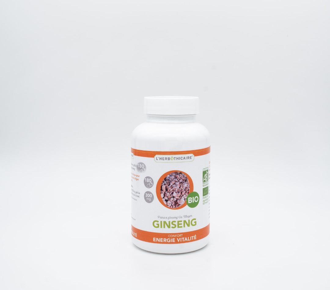 Ginseng bio Acb Pharma-l'Herbôthicaire : photo du produit rappelé le 27/09/2021