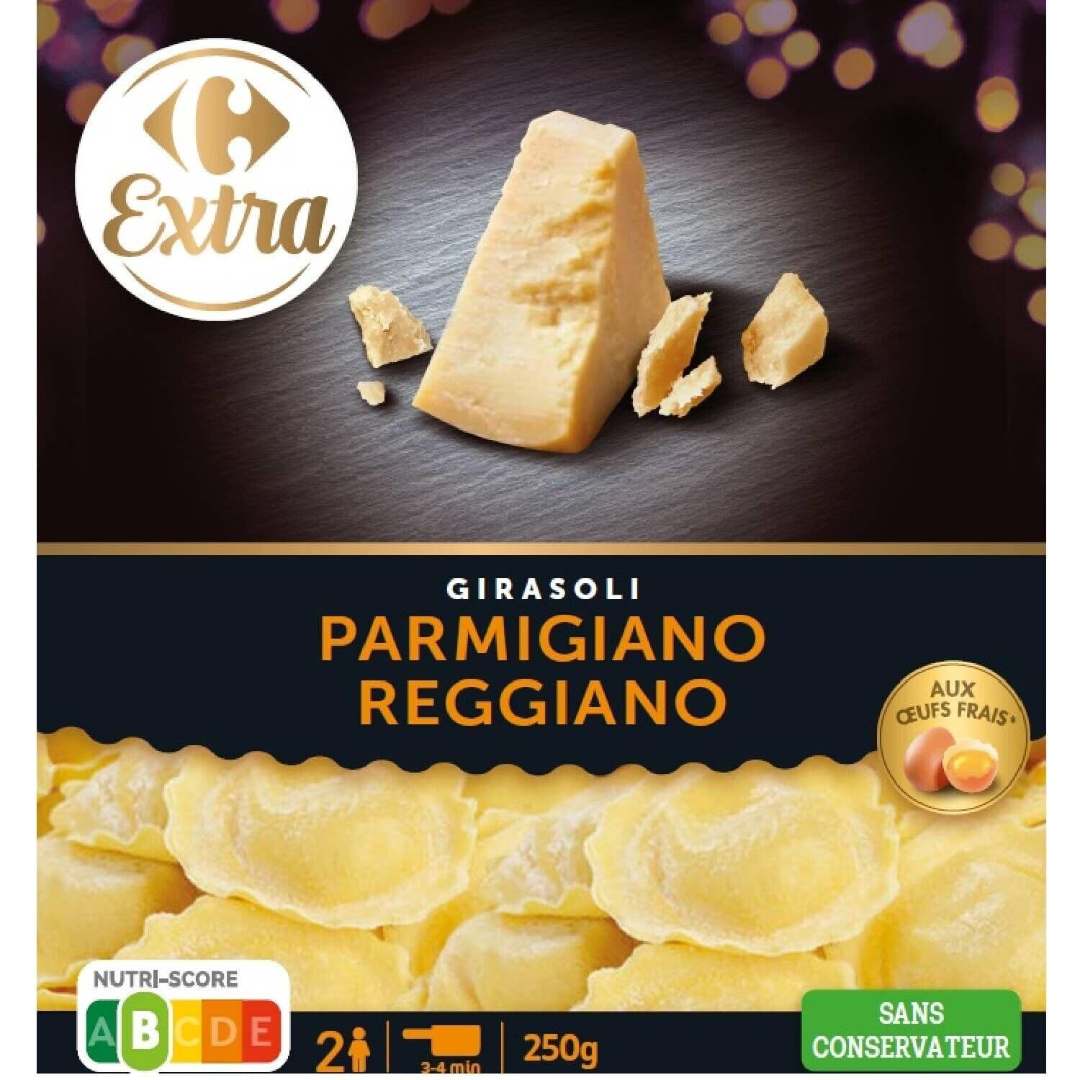 Girasoli champignon truffe/girasoli parmigiano Carrefour Extra : photo 2 sur 2 du produit rappelé le 11/05/2023