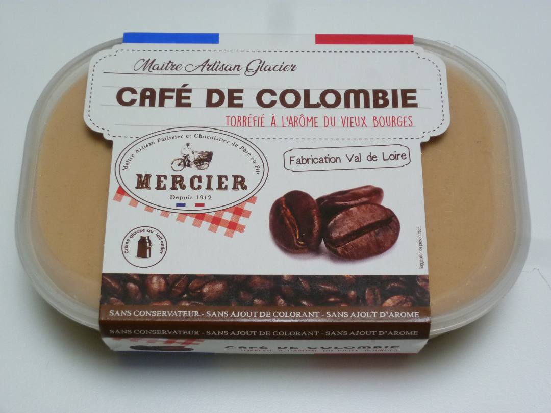 Glace café de colombie Mercier : photo du produit rappelé le 10/02/2022