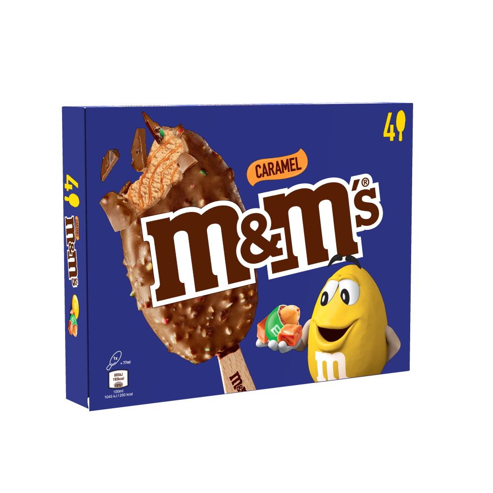 Glace m&m's caramel : photo du produit rappelé le 22/07/2021