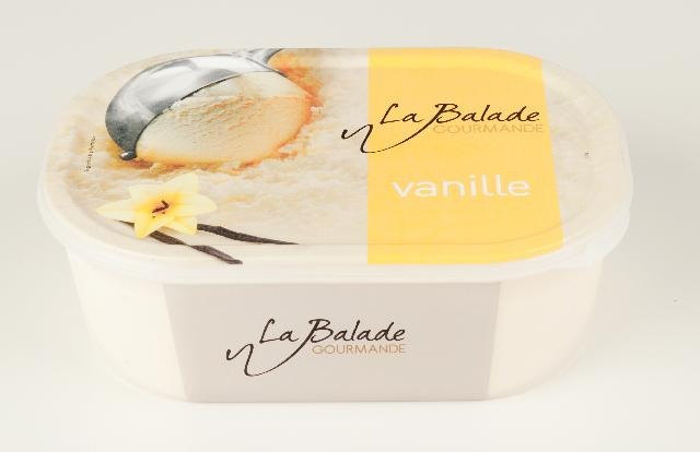 Glaces et crèmes glacées vanille, chocolat, café La Balade Gourmande : photo du produit rappelé le 23/02/2022