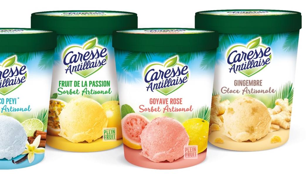 Glaces et sorbets Caresse Antillaise : photo du produit rappelé le 23/07/2021