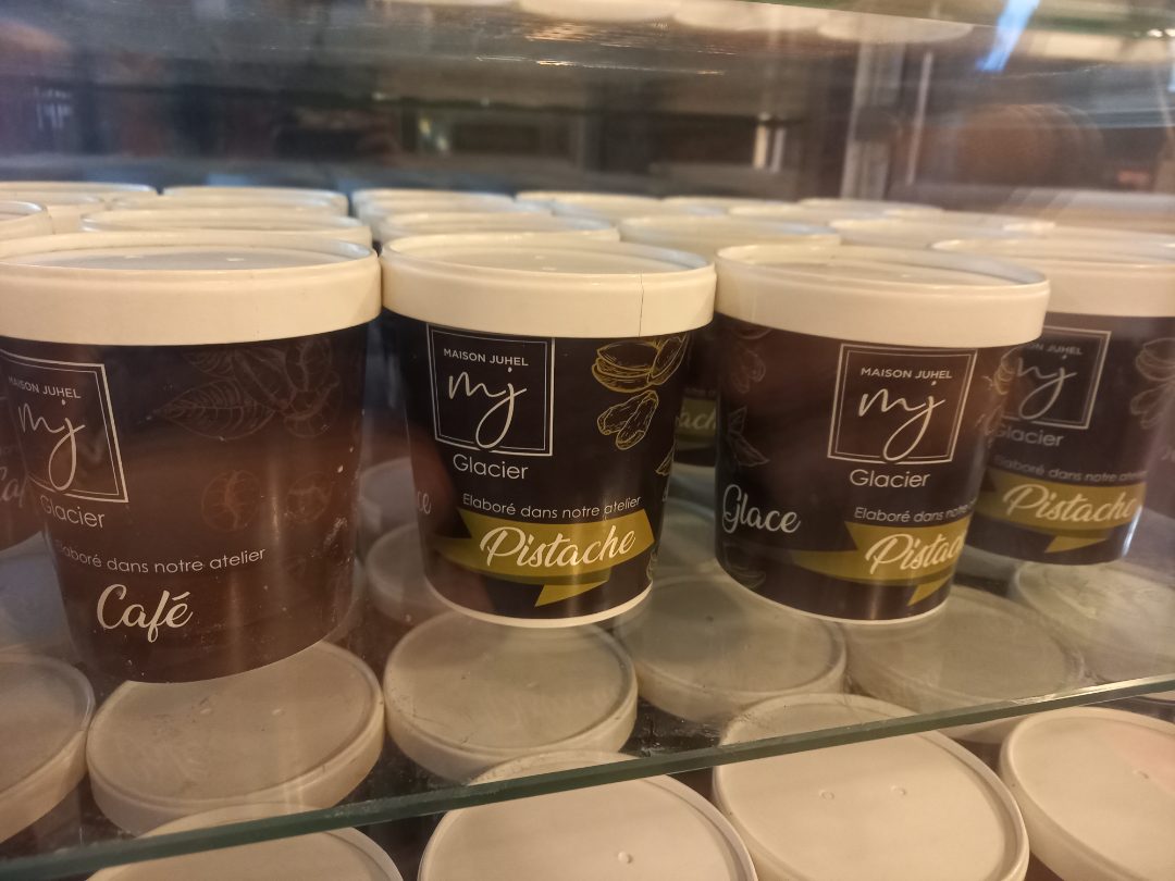Glaces vanille, rhum raisin, pistache, noisette, chocolat MJ : photo du produit rappelé le 05/08/2021