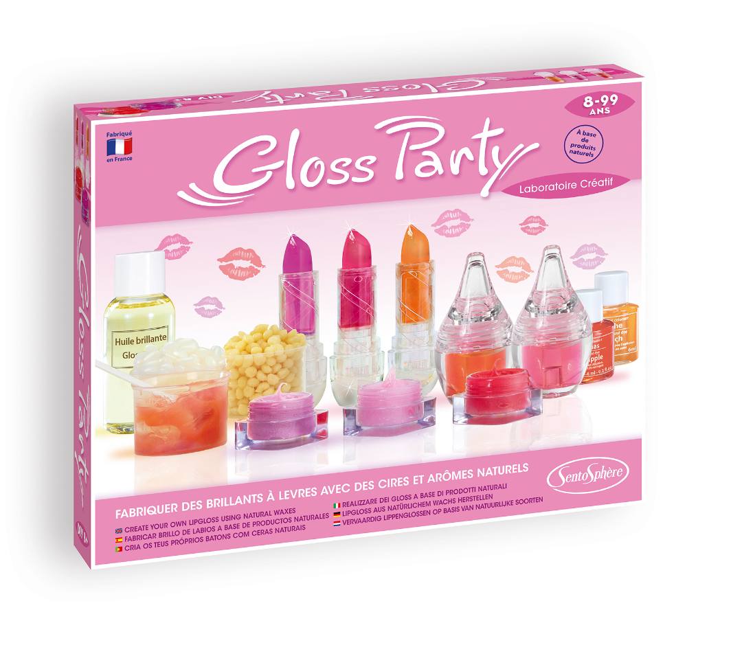 Gloss party fabriqué entre le 20 mai 2021 et le 7 juillet 2022 Sentosphère : photo du produit rappelé le 01/08/2023