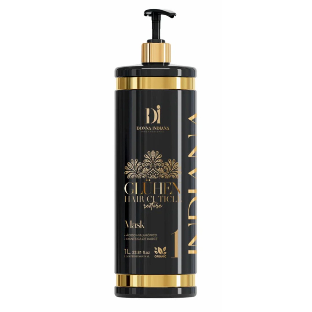 Gluhen hair cuticle restore mask / gloss volume Donna Indiana / Queen Care : photo du produit rappelé le 01/04/2026