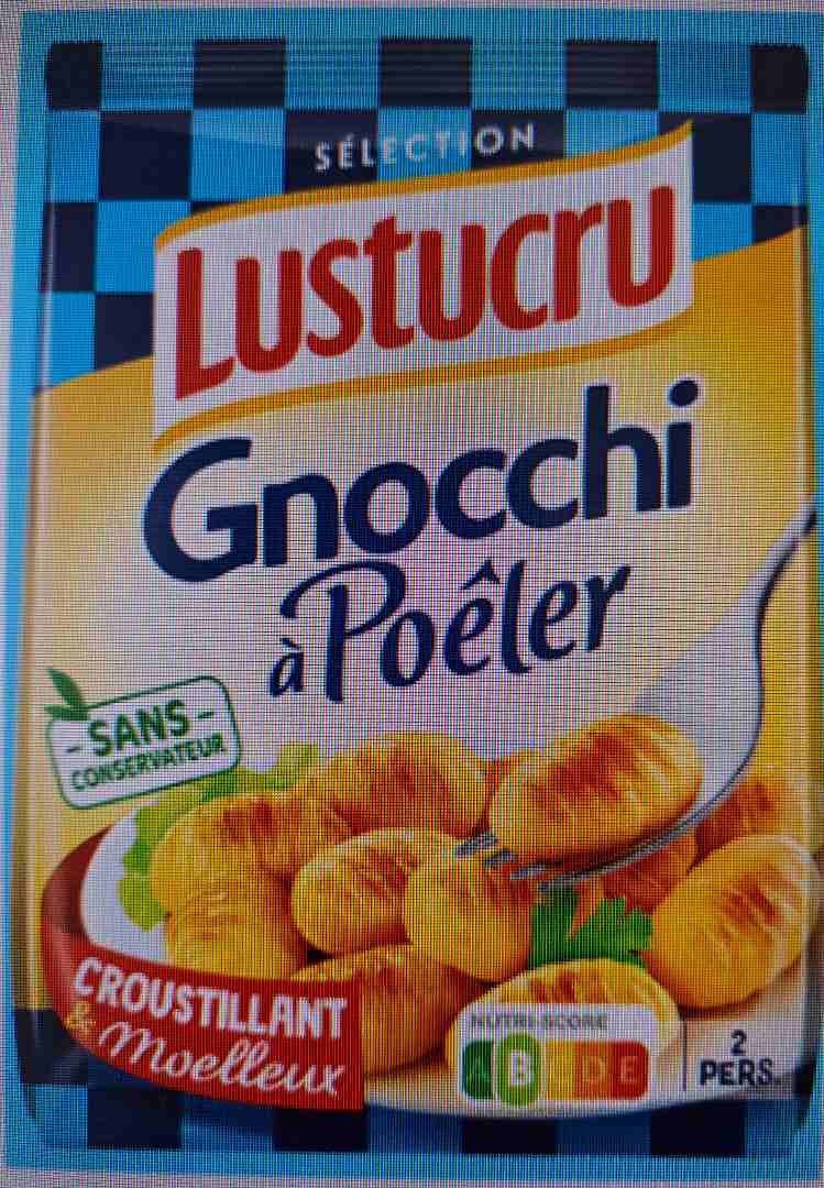 Gnocchi à poêler 325g Lustucru Selection : photo du produit rappelé le 11/06/2026