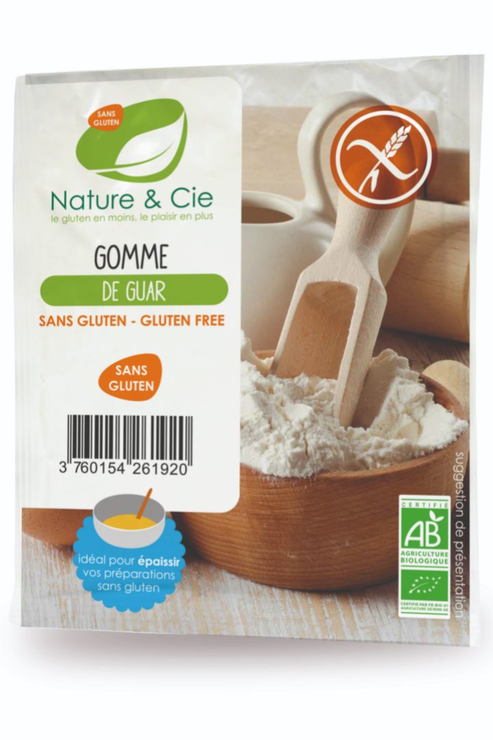 Gomme de guar 30g Nature et Cie : photo du produit rappelé le 14/12/2021