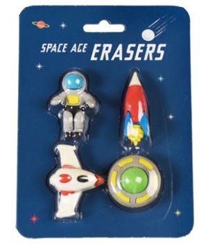 Gommes space age Rex : photo du produit rappelé le 25/10/2021