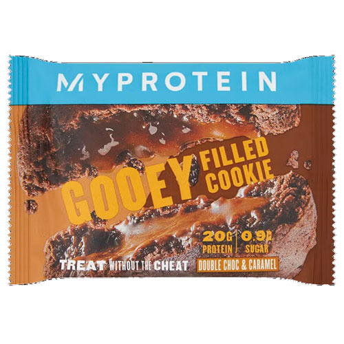 Gooey filled cookie (biscuits au chocolat double et au caramel) Myprotein : photo 2 sur 2 du produit rappelé le 26/05/2025