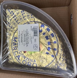 Gorgonzola AOP Marca Oro : photo du produit rappelé le 26/02/2026