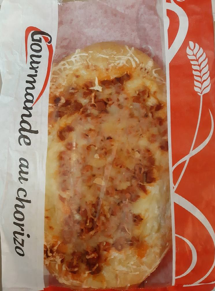 Gourmande au chorizo : photo du produit rappelé le 22/10/2021