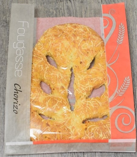 Gourmande et fougasse au chorizo : photo du produit rappelé le 13/10/2021