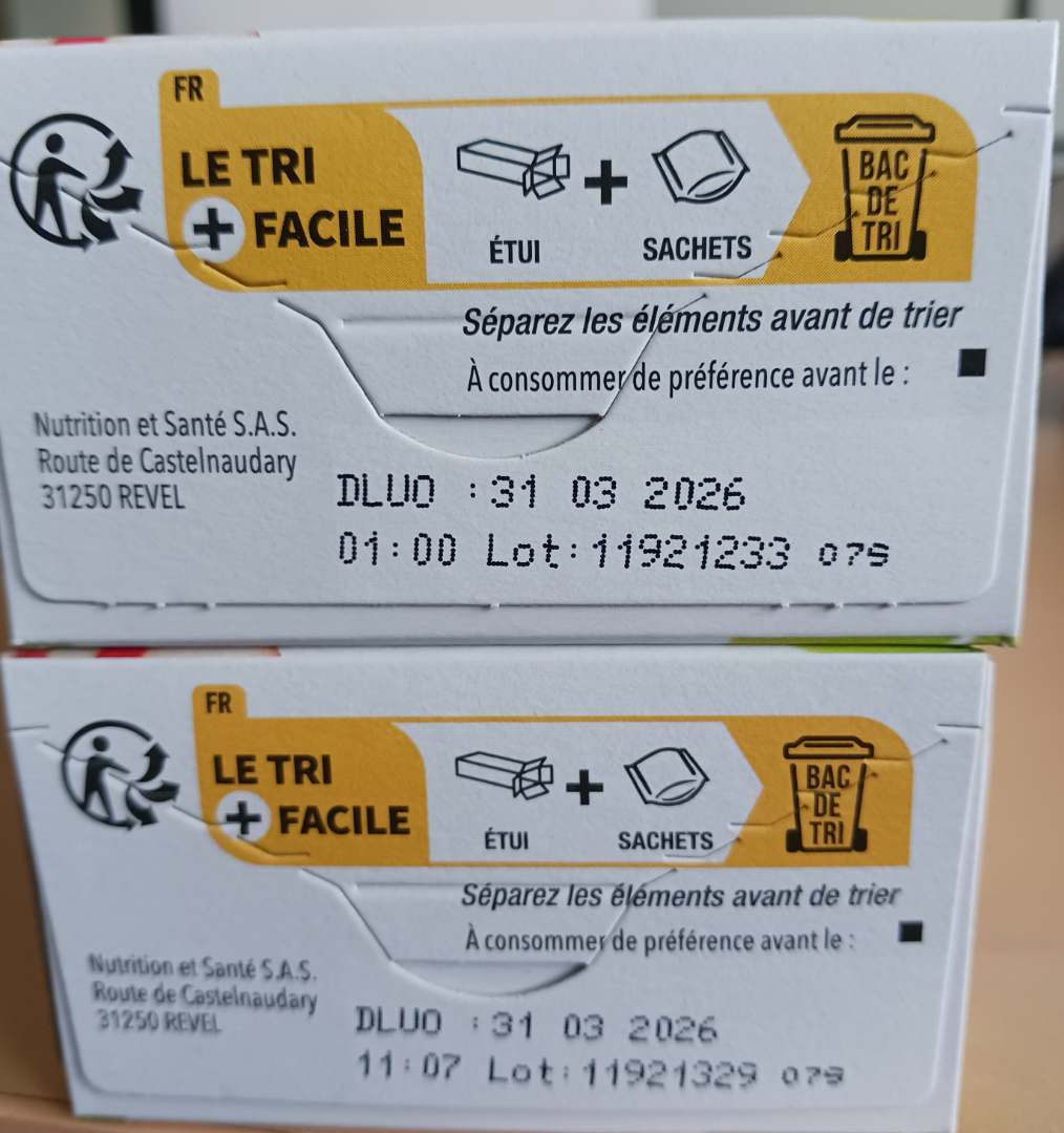 Gouter 4s saveur pommes Gerble : photo 2 sur 2 du produit rappelé le 22/04/2025