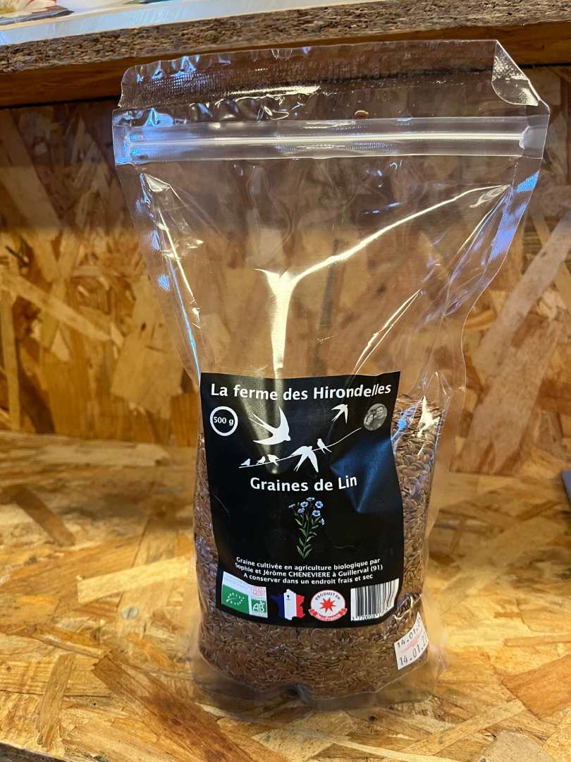 Graine de lin brun La Ferme des Hirondelles : photo du produit rappelé le 03/07/2025