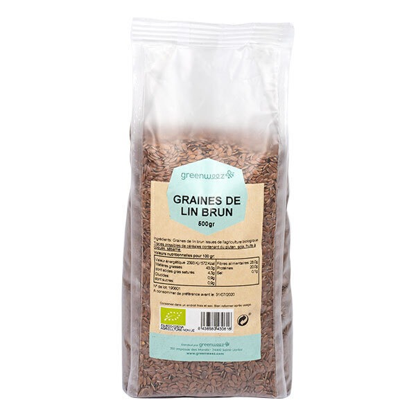 Graines de lin Greenweez : photo du produit rappelé le 03/05/2023