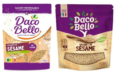 Graines de sésame 125g Daco Bello : photo du produit rappelé le 07/07/2026