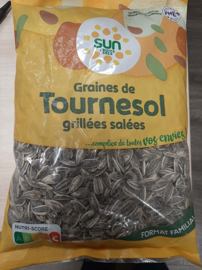 Graines de tournesol grillées salées Sun : photo du produit rappelé le 12/11/2025
