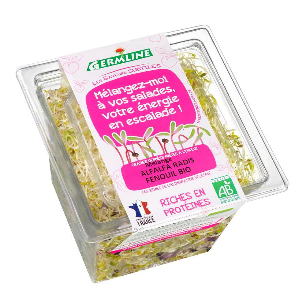 Graines germées biologiques alfalfa Germline : photo 2 sur 5 du produit rappelé le 02/06/2023