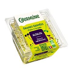 Graines germées biologiques alfalfa Germline : photo du produit rappelé le 06/05/2026