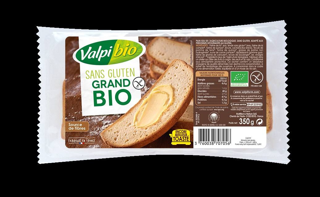 Grand bio Valpibio : photo du produit rappelé le 22/06/2021