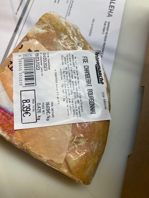 Grand chamberat : photo du produit rappelé le 15/03/2023
