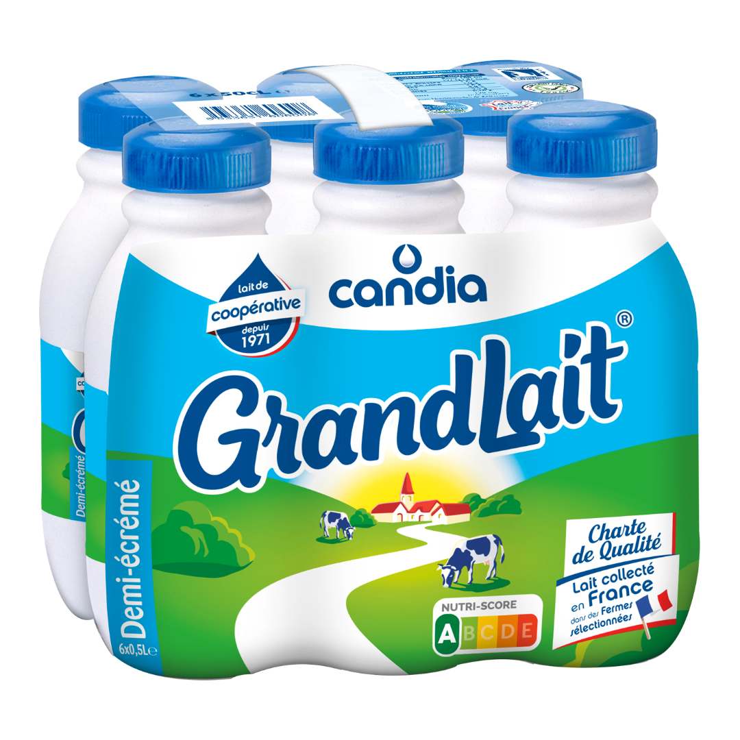 Grandlait Candia : photo du produit rappelé le 06/07/2022