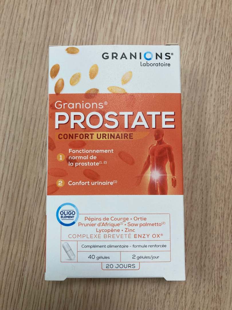Granions prostate : photo du produit rappelé le 20/07/2021
