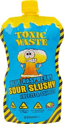 Granité acidulé pour enfants toxic waste 250 ml Manchester Drinks Co : photo du produit rappelé le 20/08/2025