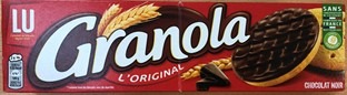 Granola chocolat au lait par 2 ( 2x200 grs) granola chocolat Lu - Granola : photo du produit rappelé le 21/10/2022