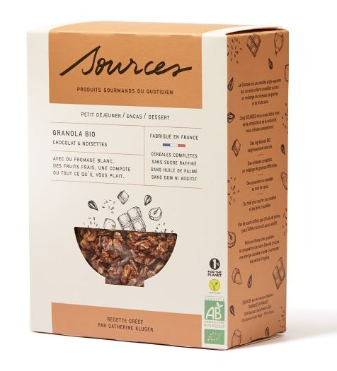 Granola chocolat & noisettes 350g Sources : photo du produit rappelé le 01/07/2021