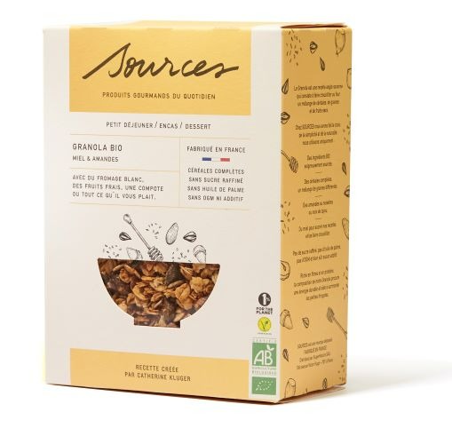 Granola miel & amandes 350g Sources : photo du produit rappelé le 01/07/2021