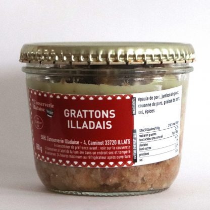 Grattons illadais 180 g Conserverie Illadaise : photo 2 sur 2 du produit rappelé le 25/07/2025