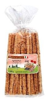 Gressins au sésame, graines de lin et pavot Stiratini : photo du produit rappelé le 25/05/2021