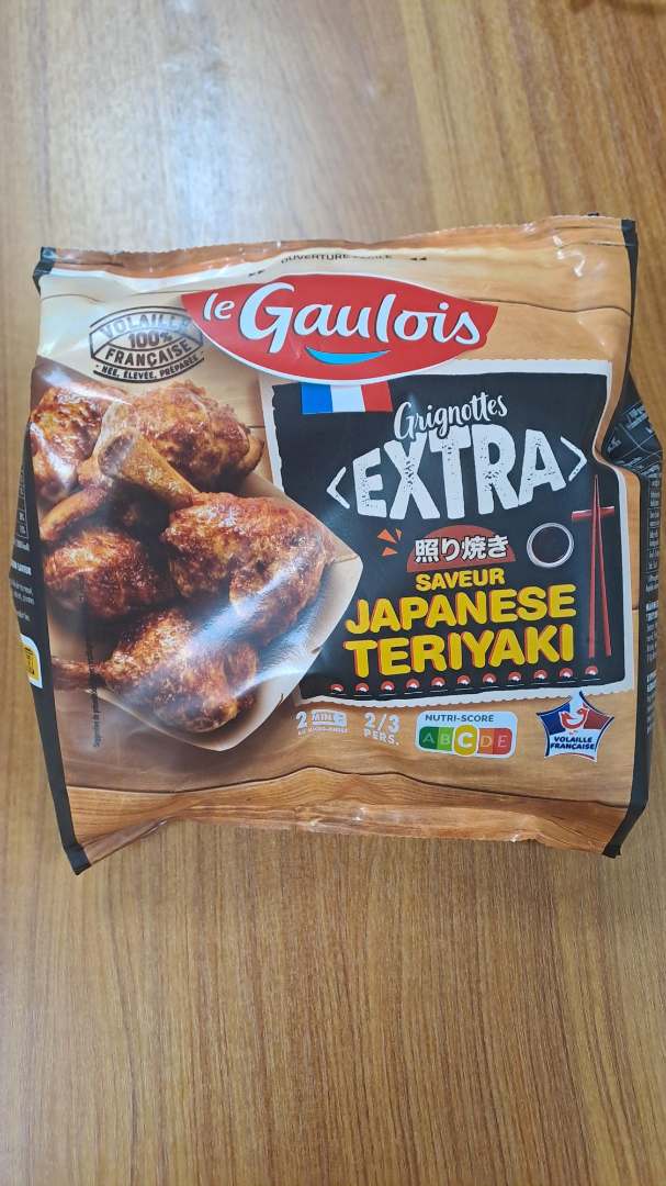 Grignottes extra saveur japanese teriyaki Le Gaulois : photo du produit rappelé le 02/02/2026