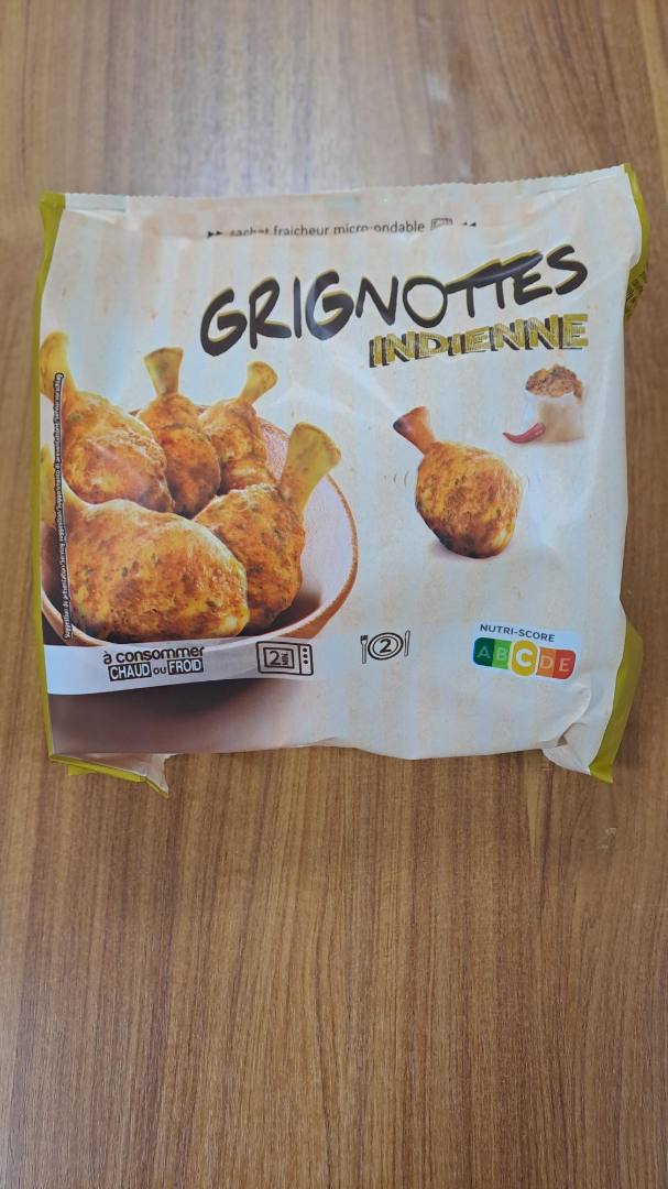 Grignottes indienne : photo du produit rappelé le 02/02/2026