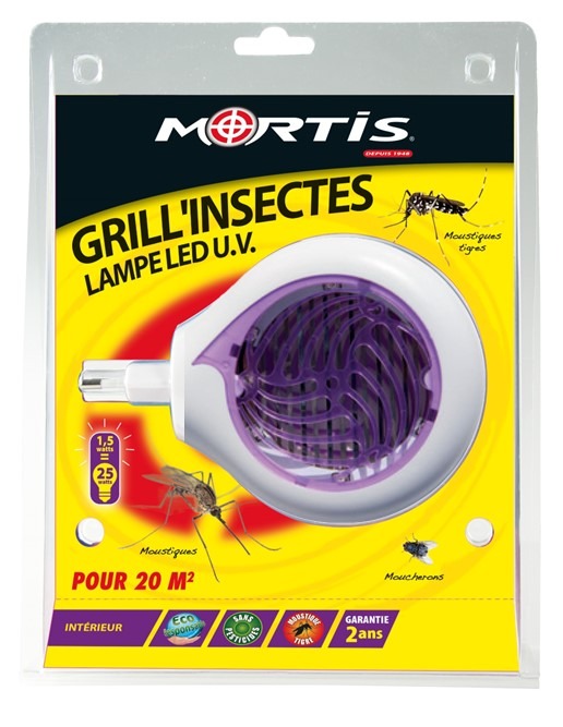 Grill'insectes lampes LED u.v Mortis : photo du produit rappelé le 13/07/2022