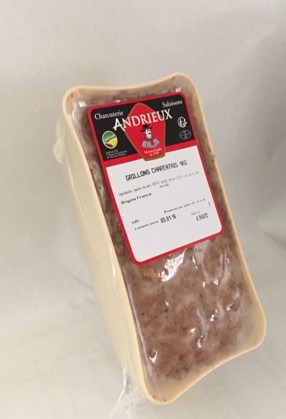Grillon charentais 1 kg Andrieux : photo du produit rappelé le 22/10/2025
