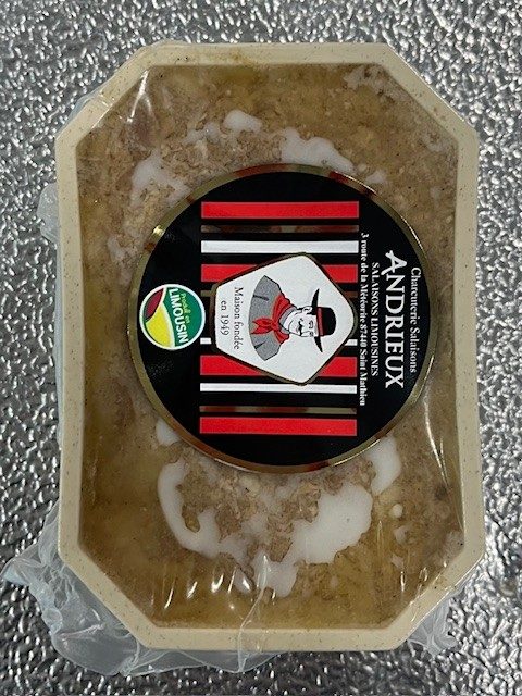 Grillon charentais 250g Andrieux : photo du produit rappelé le 22/10/2025