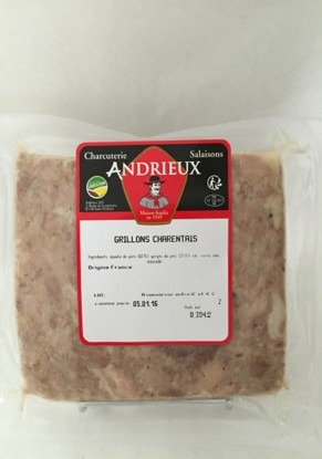 Grillon charentais Andrieux : photo du produit rappelé le 22/10/2025