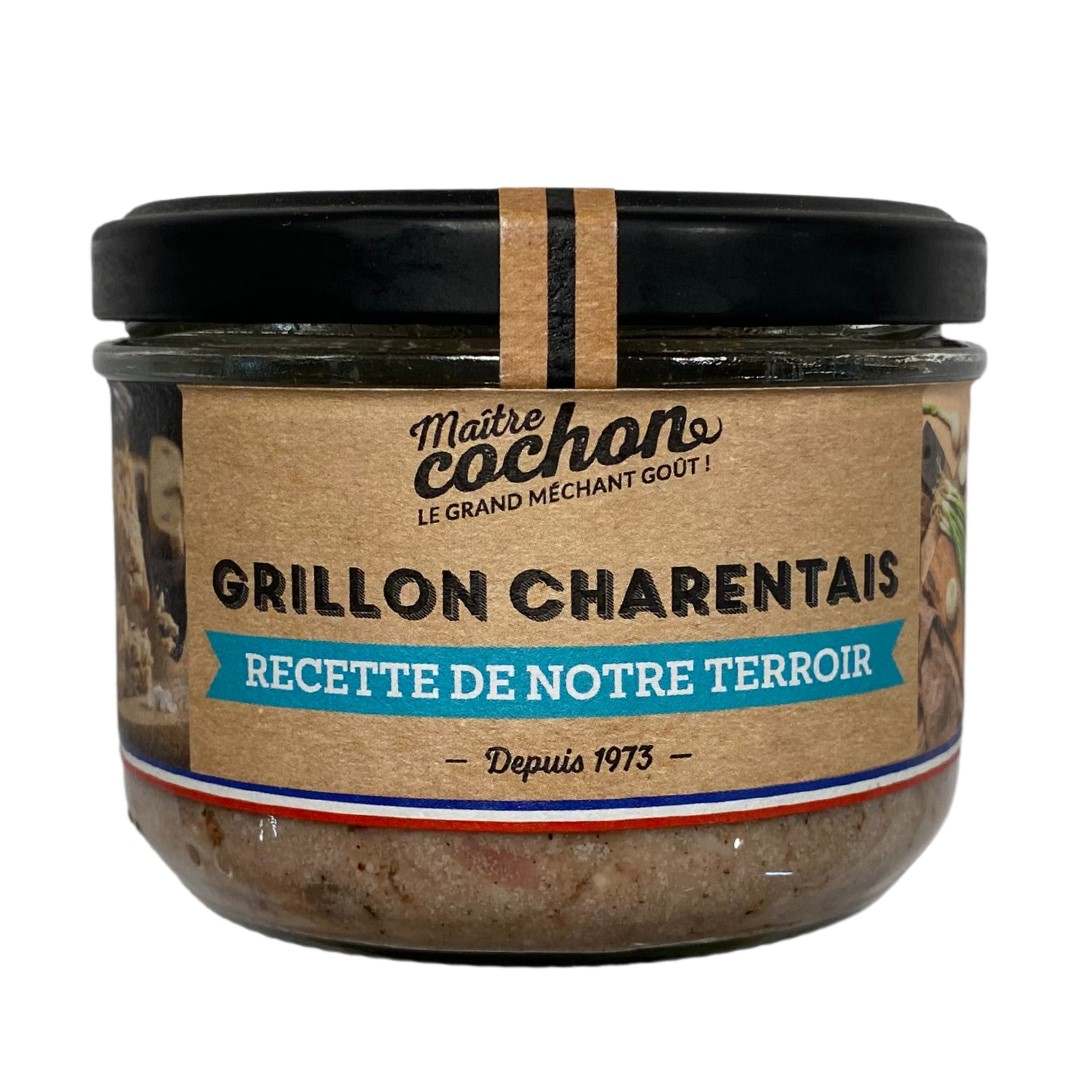 Grillon charentais en conserve de 180g Maitre Cochon : photo du produit rappelé le 06/08/2025