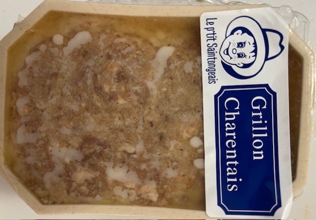 Grillons charentais 250g Le P'tit Saintongeais : photo du produit rappelé le 24/10/2025