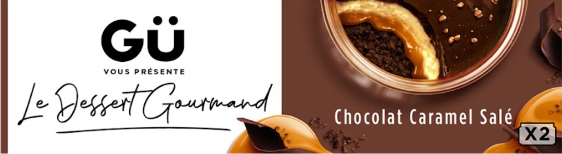 Gü le dessert gourmand au chocolat caramel salé : photo du produit rappelé le 23/09/2021
