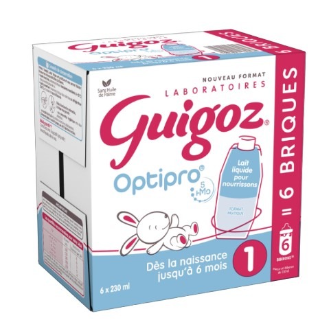 Guigoz lait infantile liquide : photo du produit rappelé le 06/01/2026