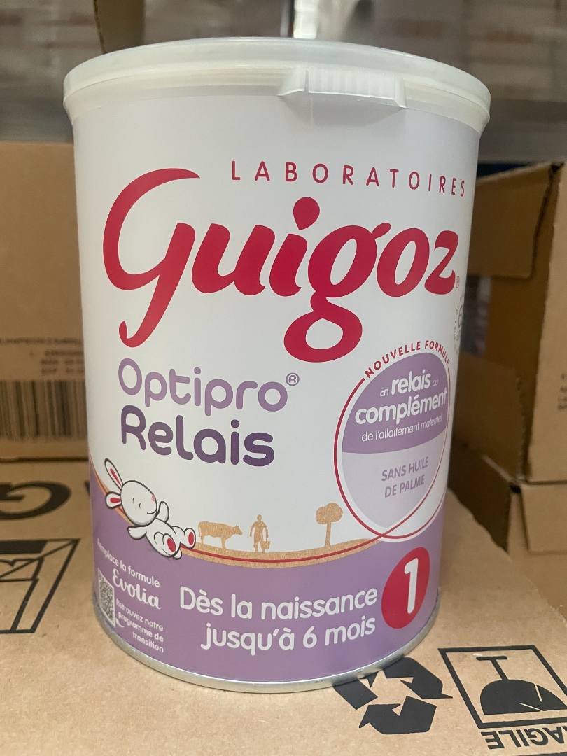 Guigoz optipro relais 1 (0-6 mois) : photo du produit rappelé le 11/12/2025