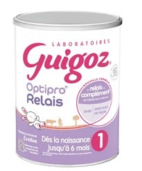 Guigoz optipro relais 1 (0-6 mois) : photo du produit rappelé le 04/02/2026